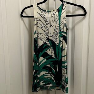 Manuhealii Green and Cream Kids Casual Dress, Large